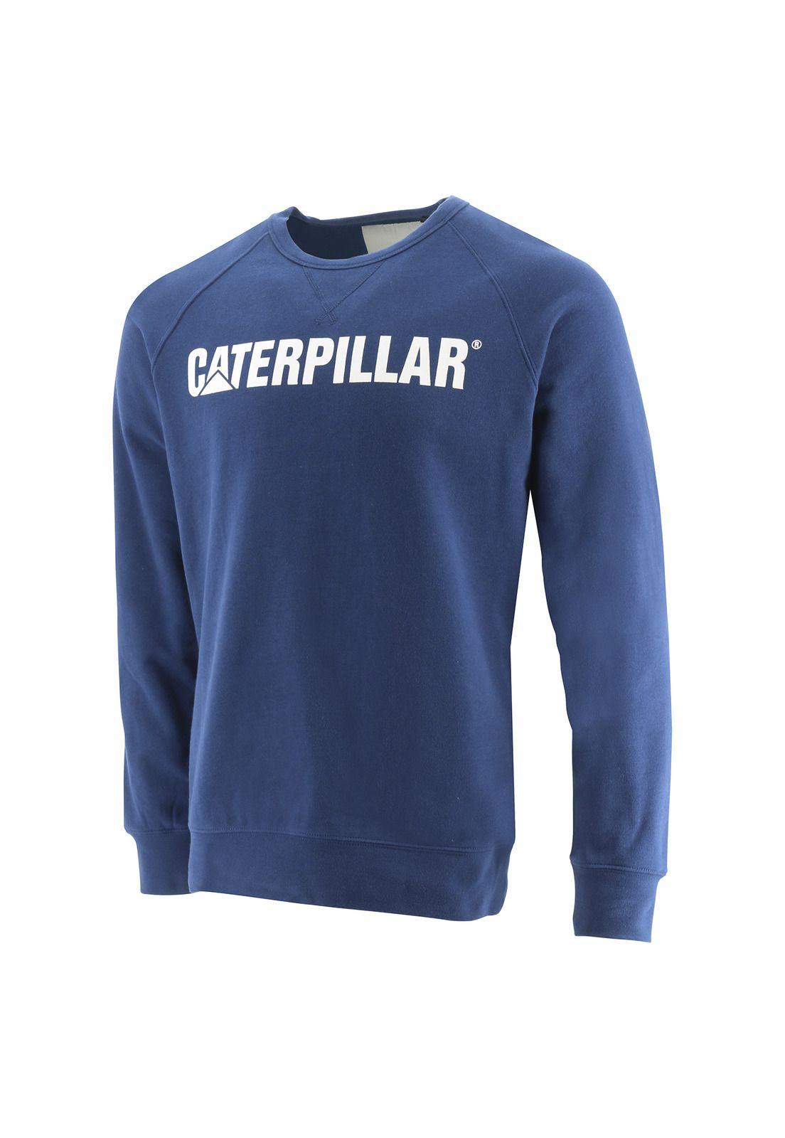 Polerón Hombre Foundation Dm Crewneck SS Azul-0