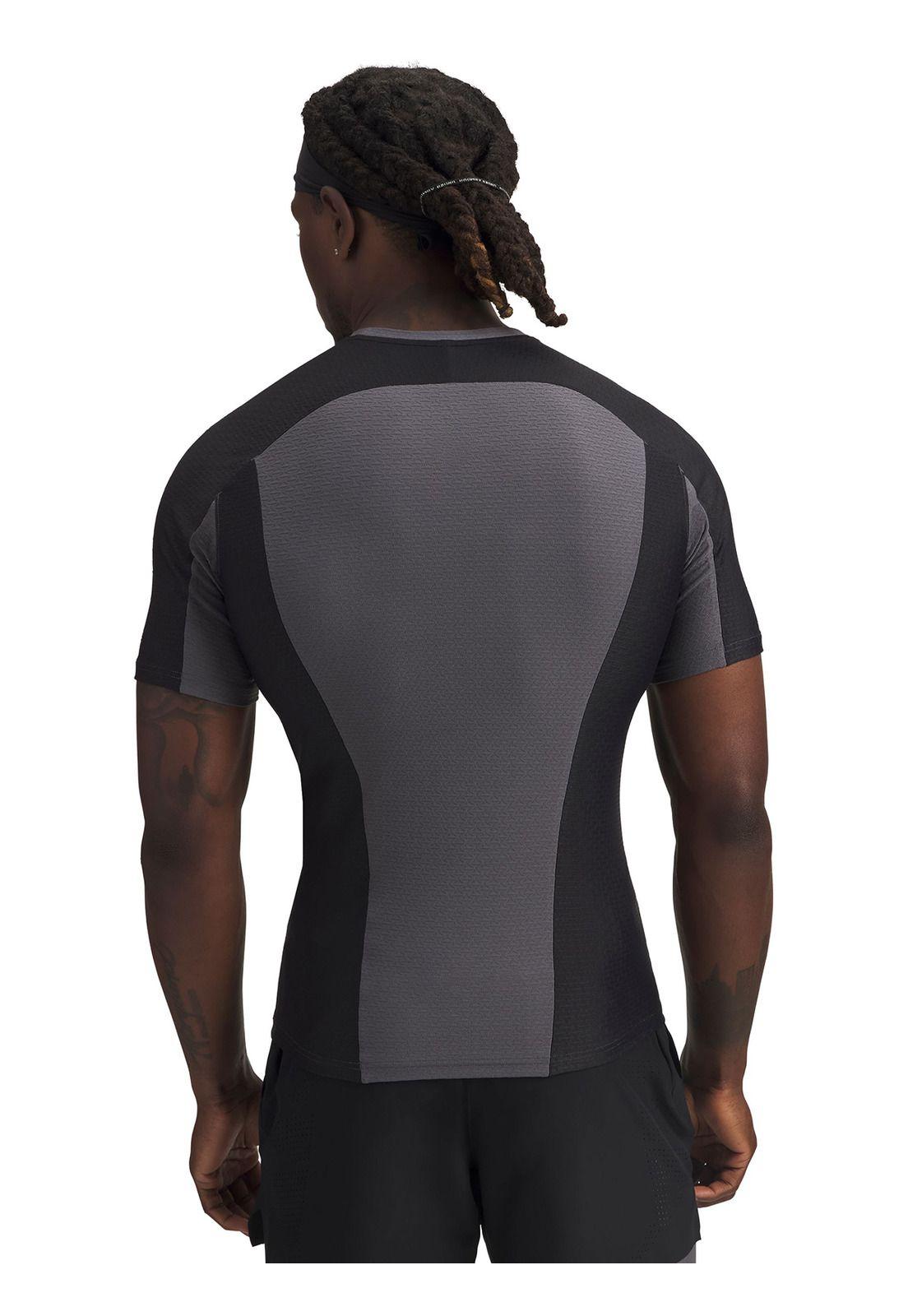 Polera Manga Corta Training para Hombre Halo Gris -1