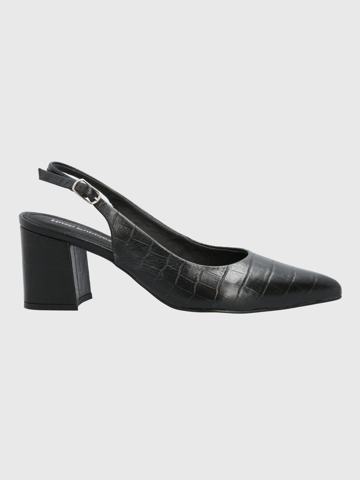 Zapato Vestir Mujer Cuero Debbia Negro-1
