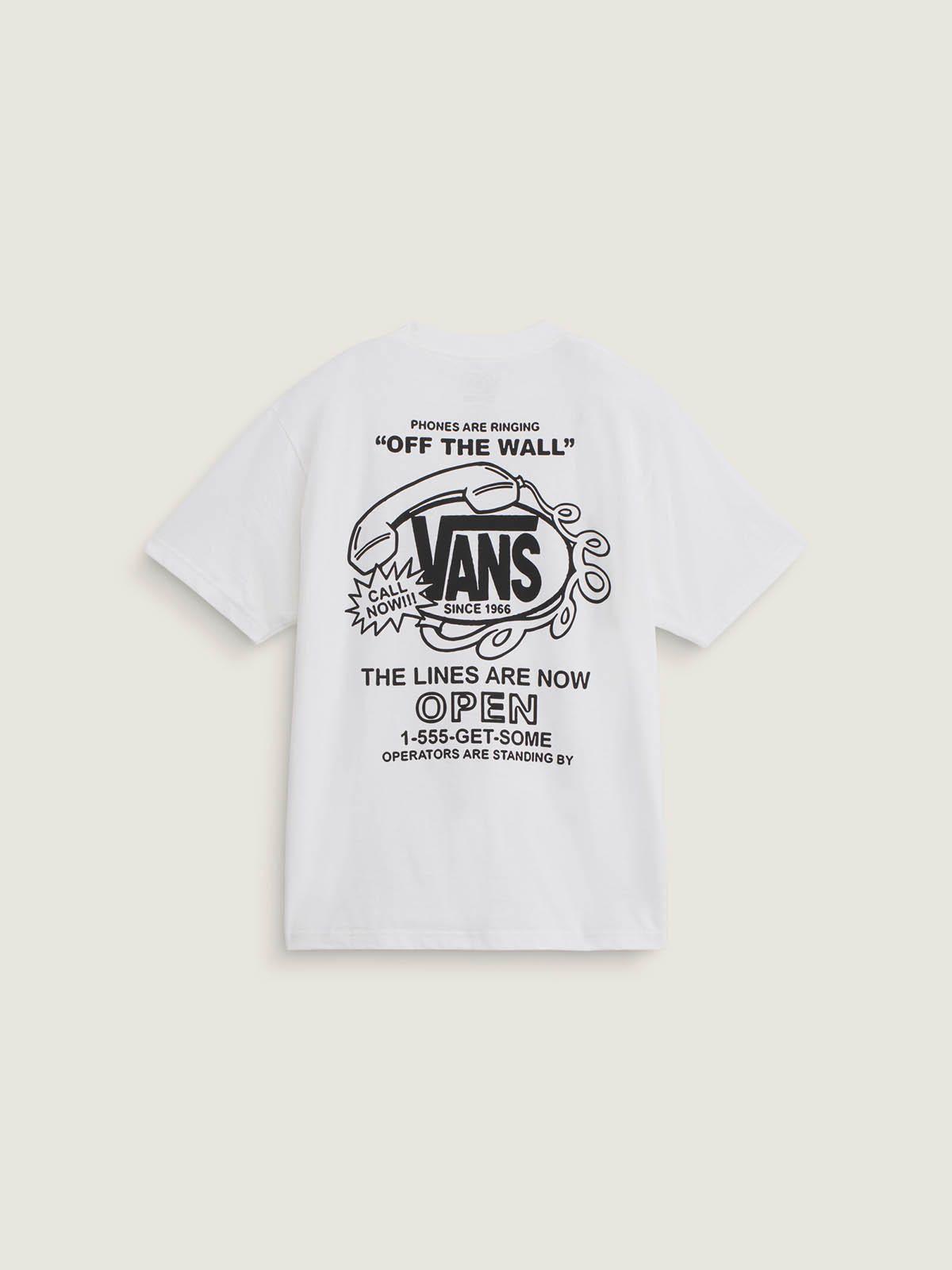 Polera M/C Hombre Hot Lines Tee Blanco-1