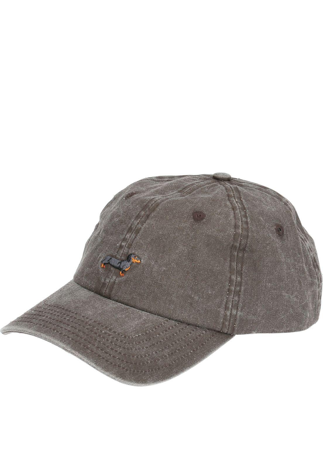 Jockey Unisex Cap Dachshund Gris-0