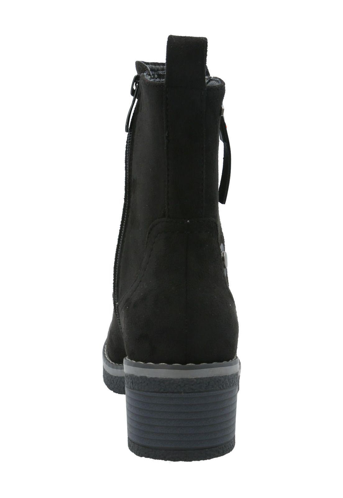 Botín Mujer Frezzio Negro-6