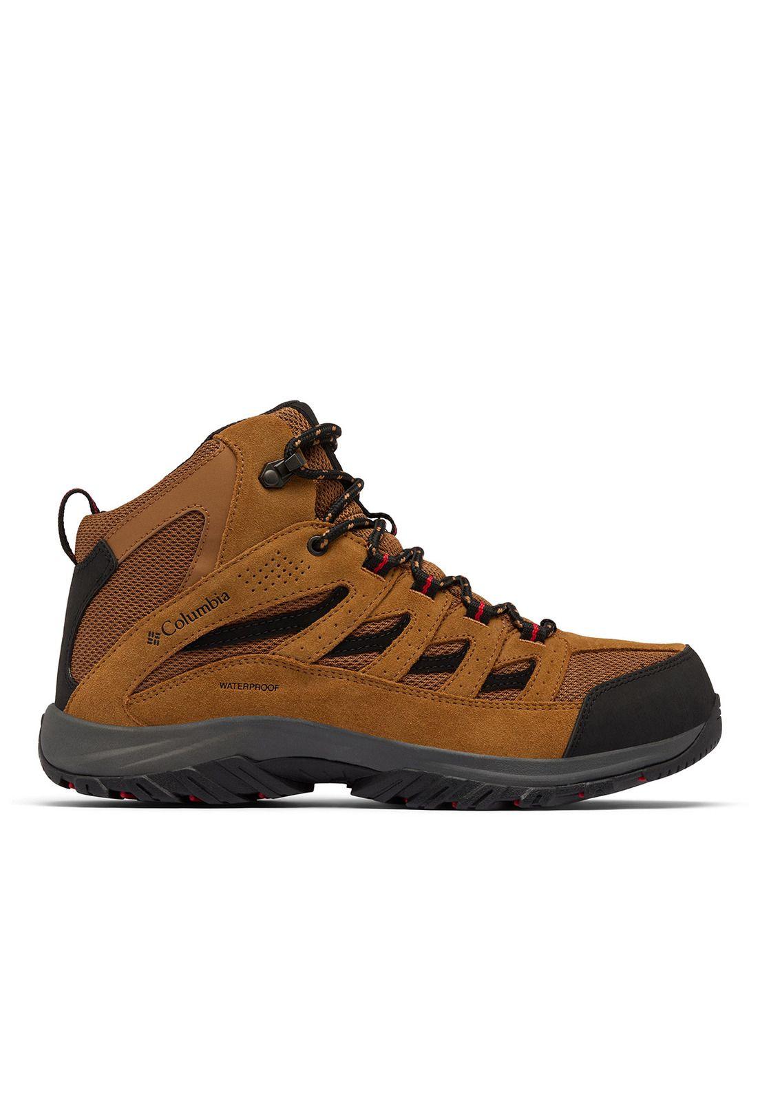Botín Hombre Crestwood Mid Waterproof Café-7