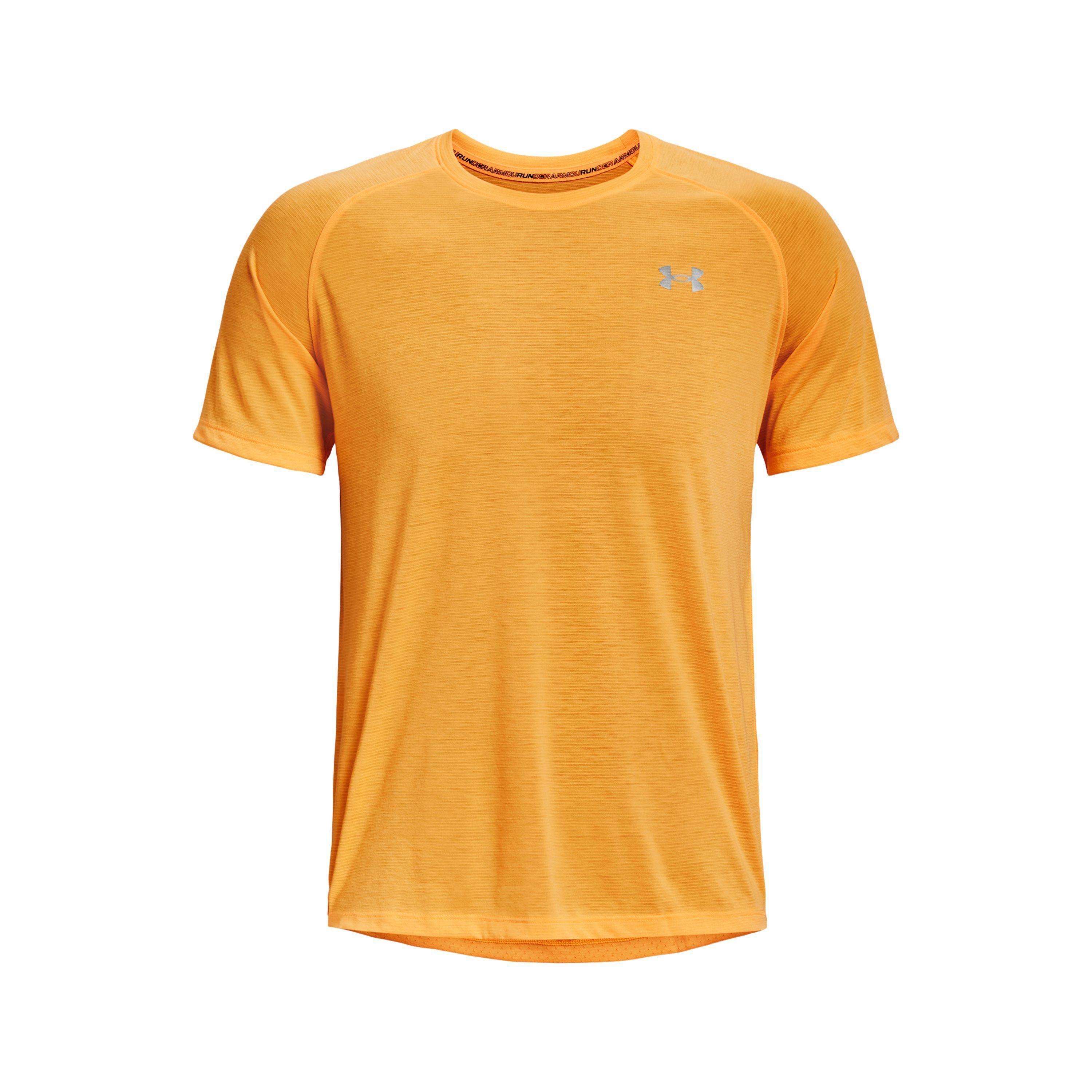 Polera M/C Hombre Ua Streaker Tee Naranja-0
