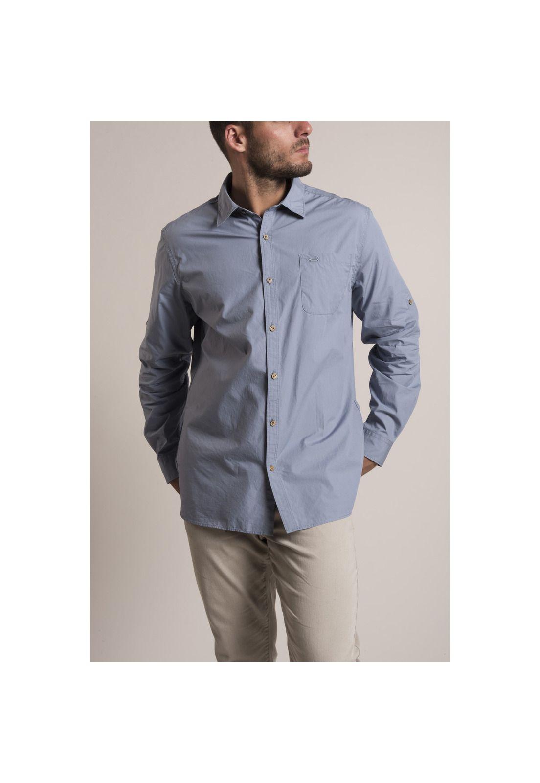 Camisa Galiton Rockford Celeste-1
