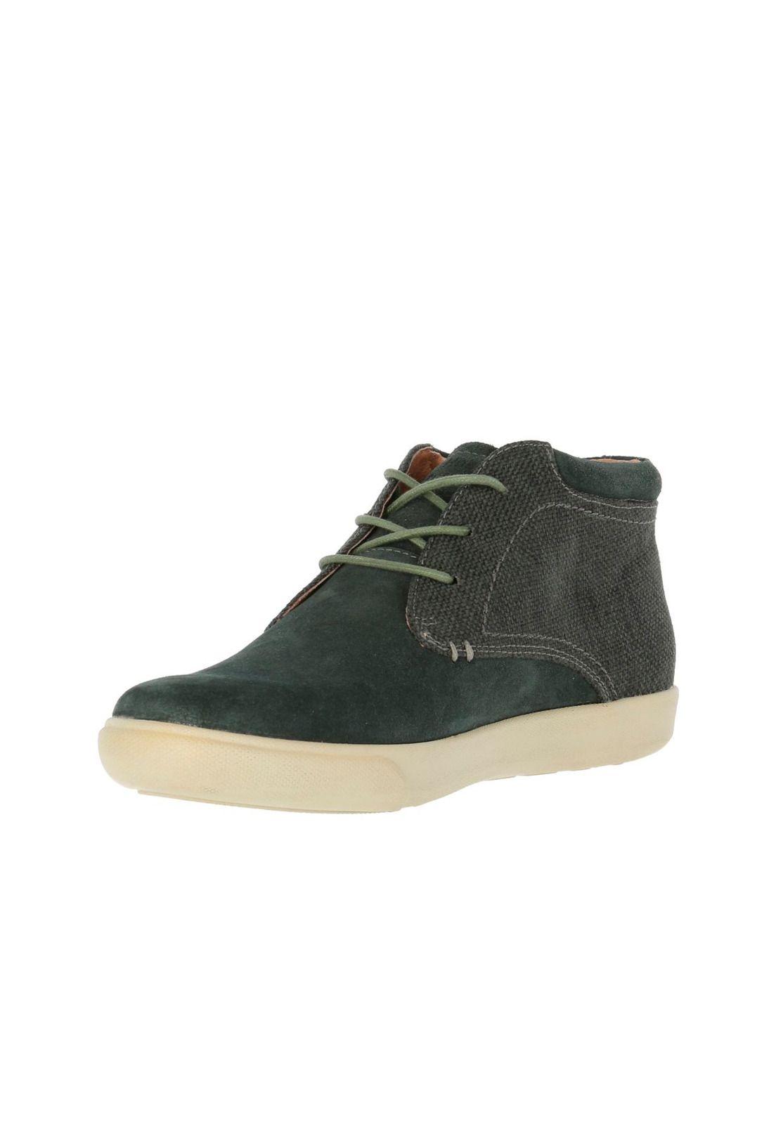 Zapatilla Cuero Blur Gris-1