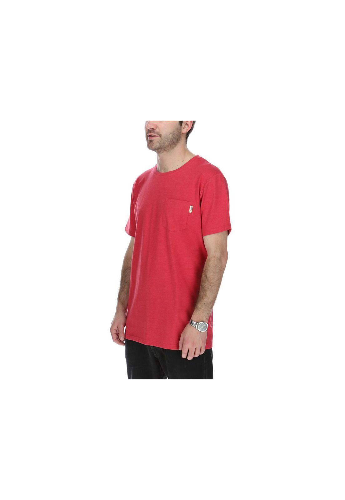 Polera M/C Hombre Basics Rojo-1