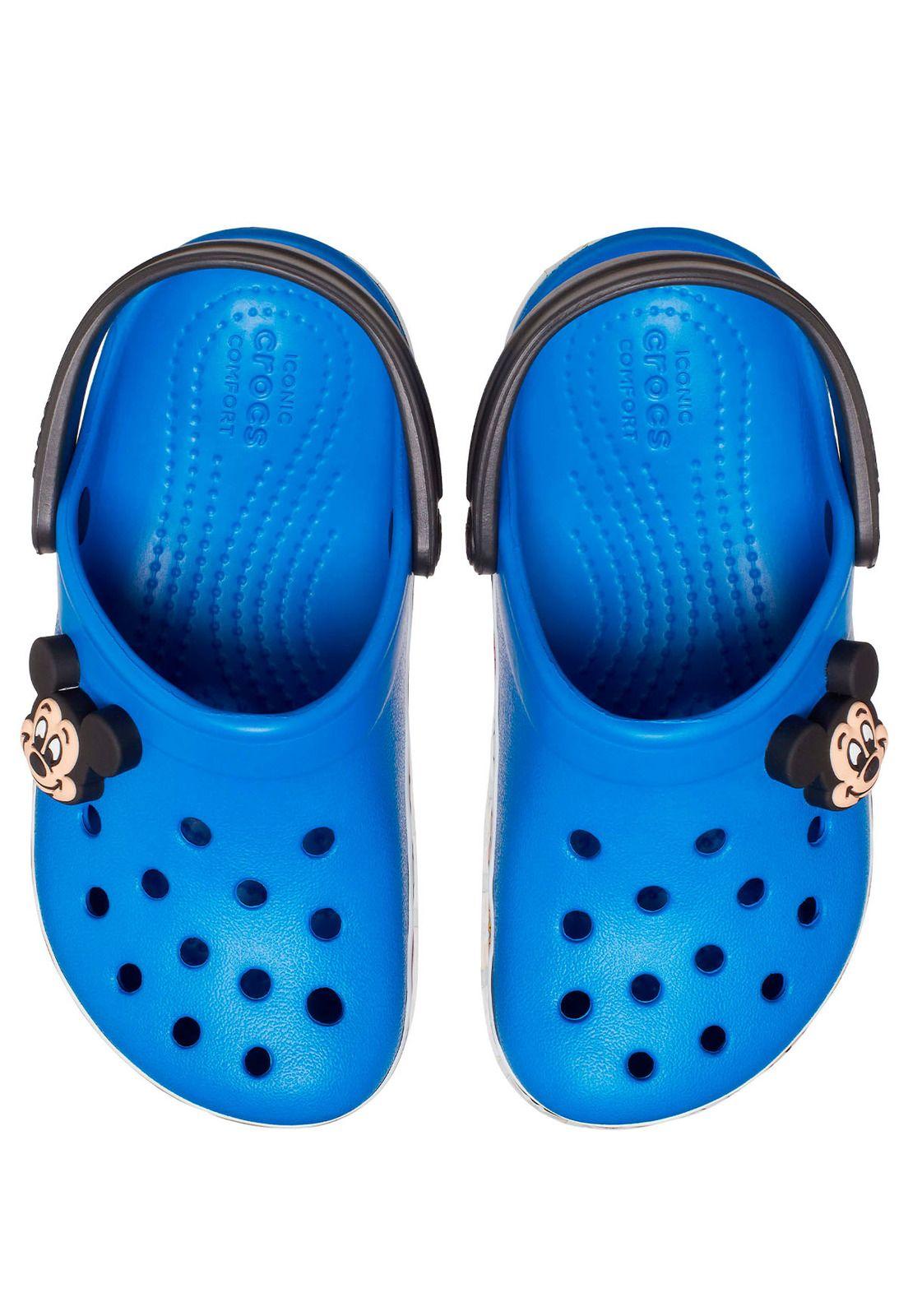 Zueco Niño Mickey Band Clog T Azul-4