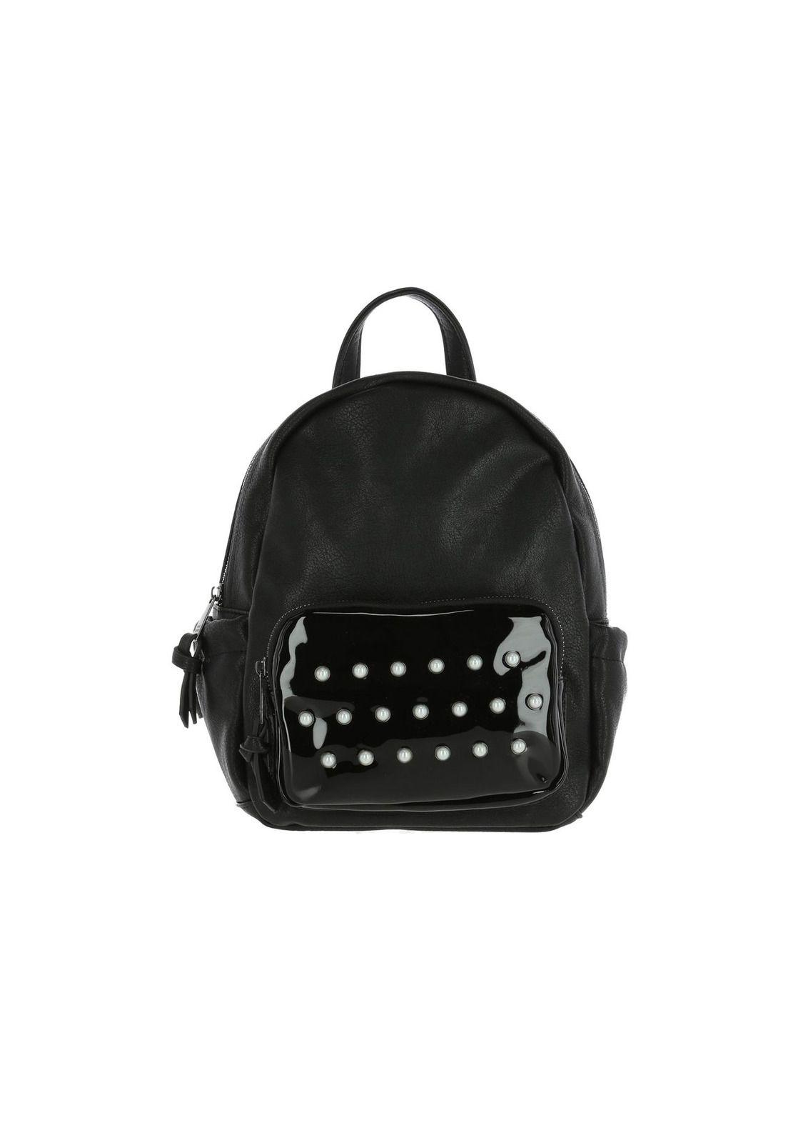 Cartera Ecocuero Lom Backpack Negro-0