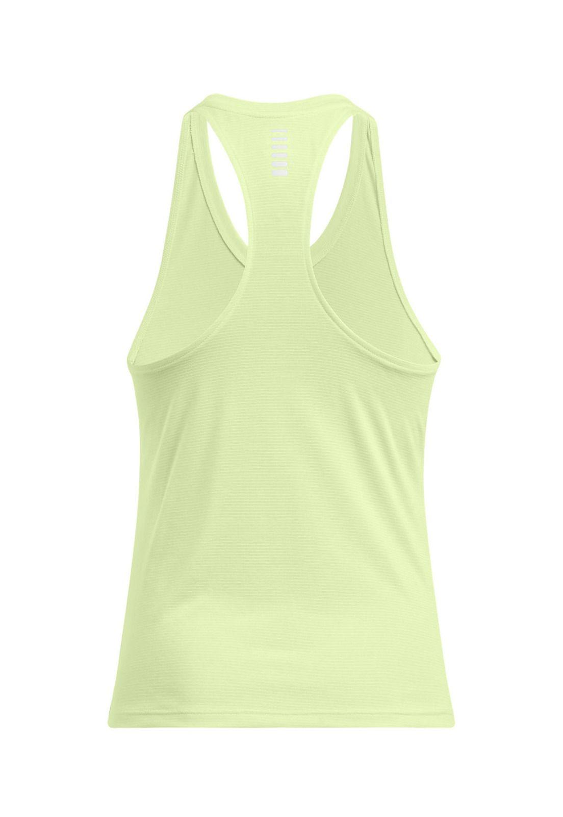 Polera sin mangas Launch para mujer Verde-1