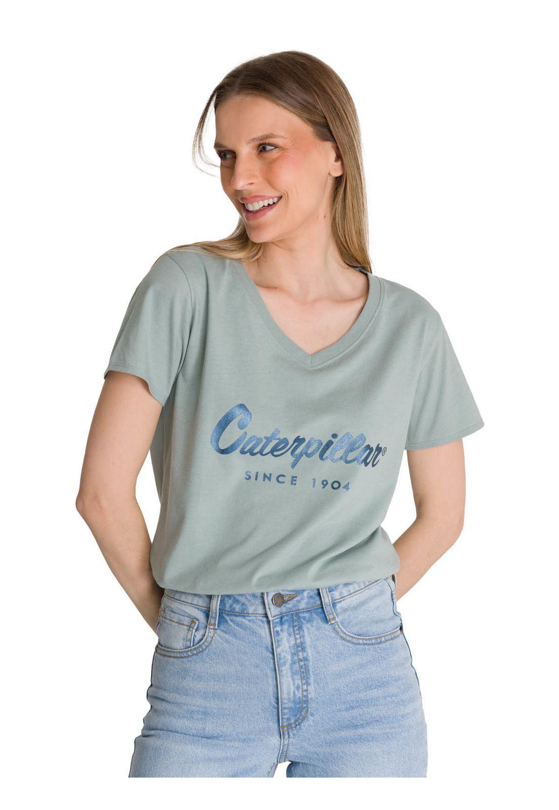 Polera Manga Corta Mujer Since 1904 Cian-3