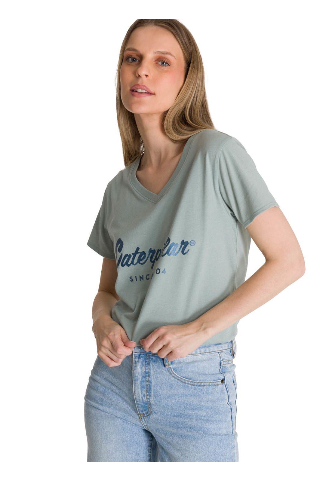 Polera Manga Corta Mujer Since 1904 Cian-5