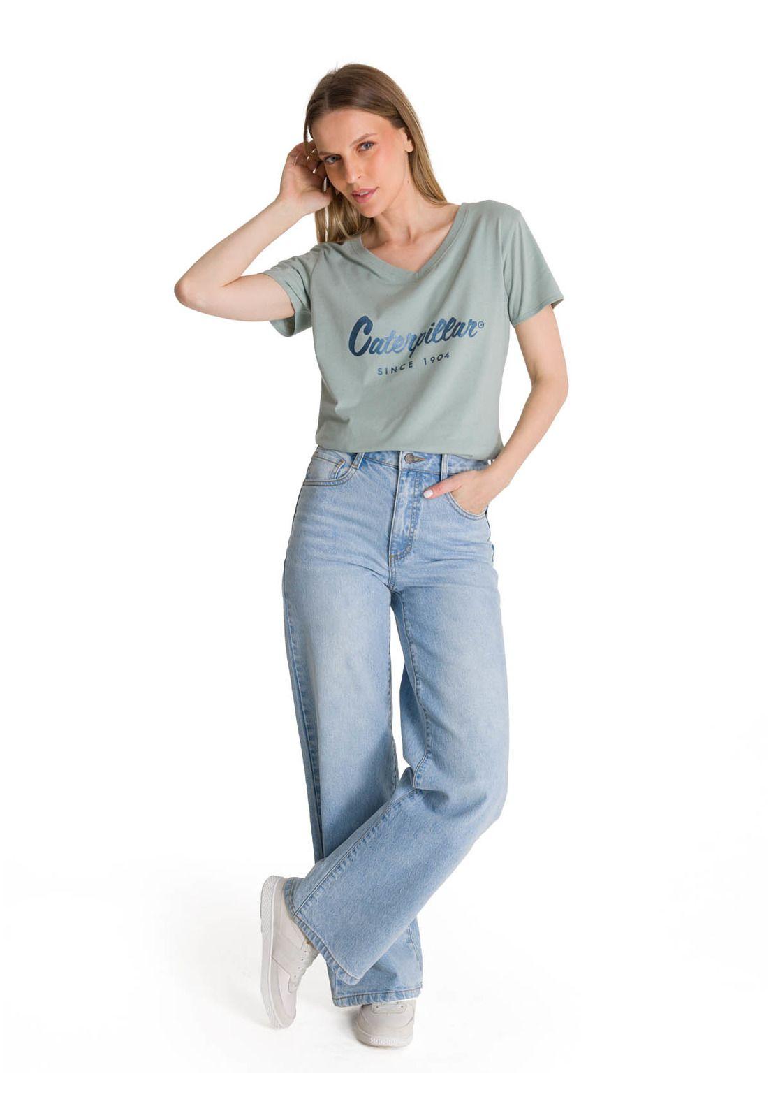 Polera Manga Corta Mujer Since 1904 Cian-7