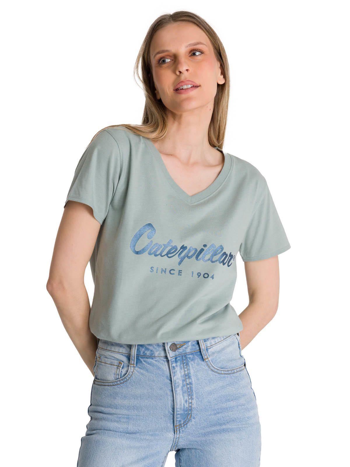 Polera Manga Corta Mujer Since 1904 Cian-1