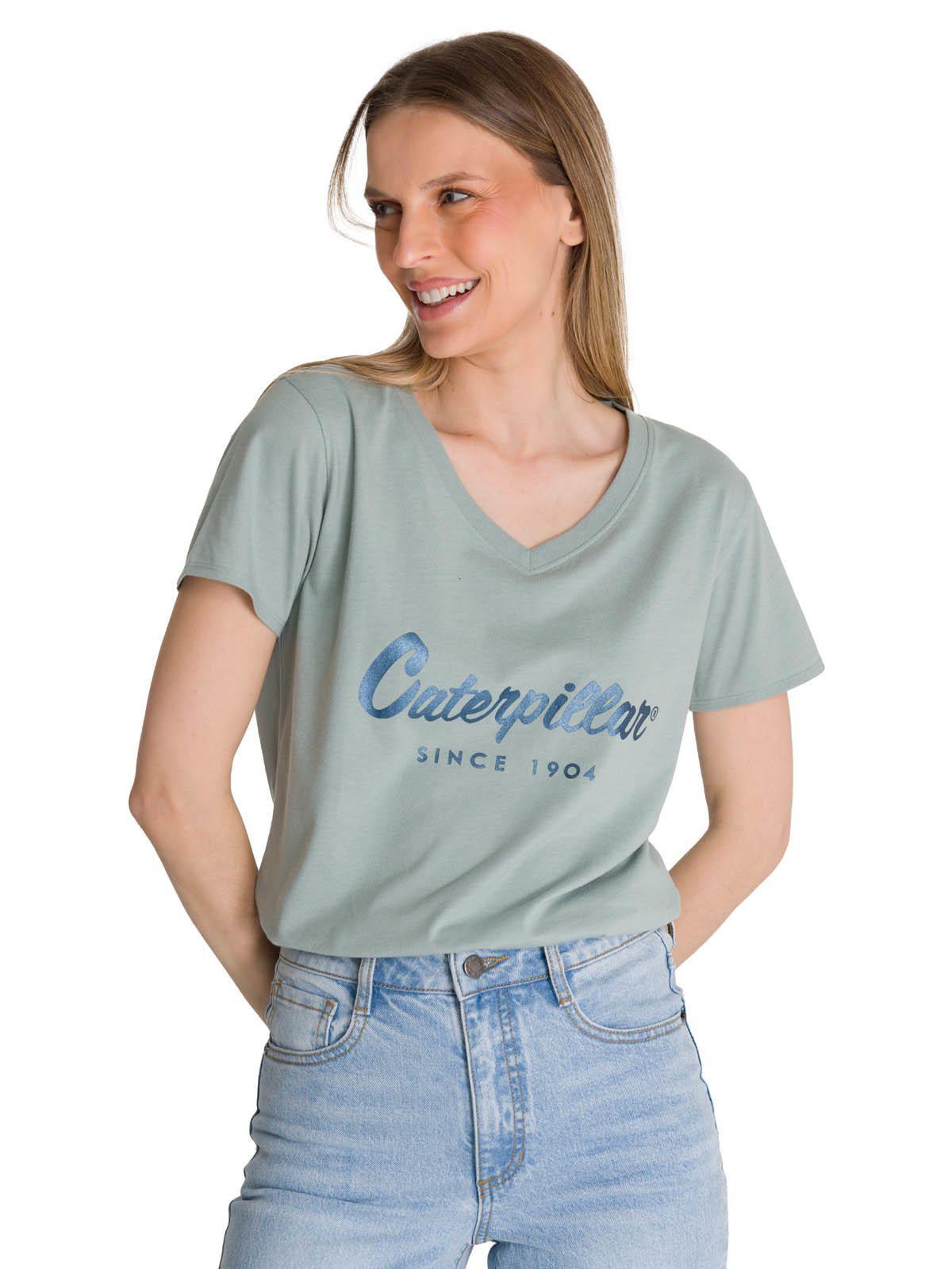 Polera Manga Corta Mujer Since 1904 Cian-3