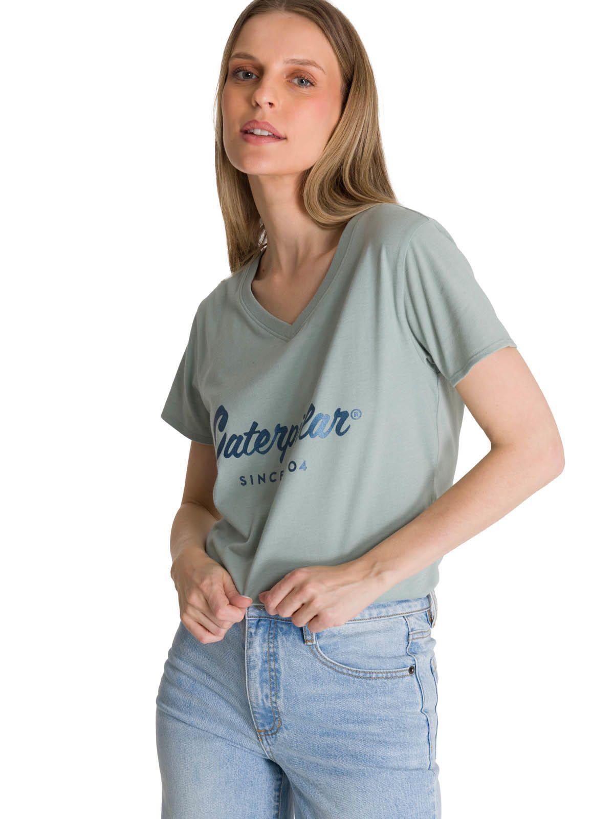 Polera Manga Corta Mujer Since 1904 Cian-5