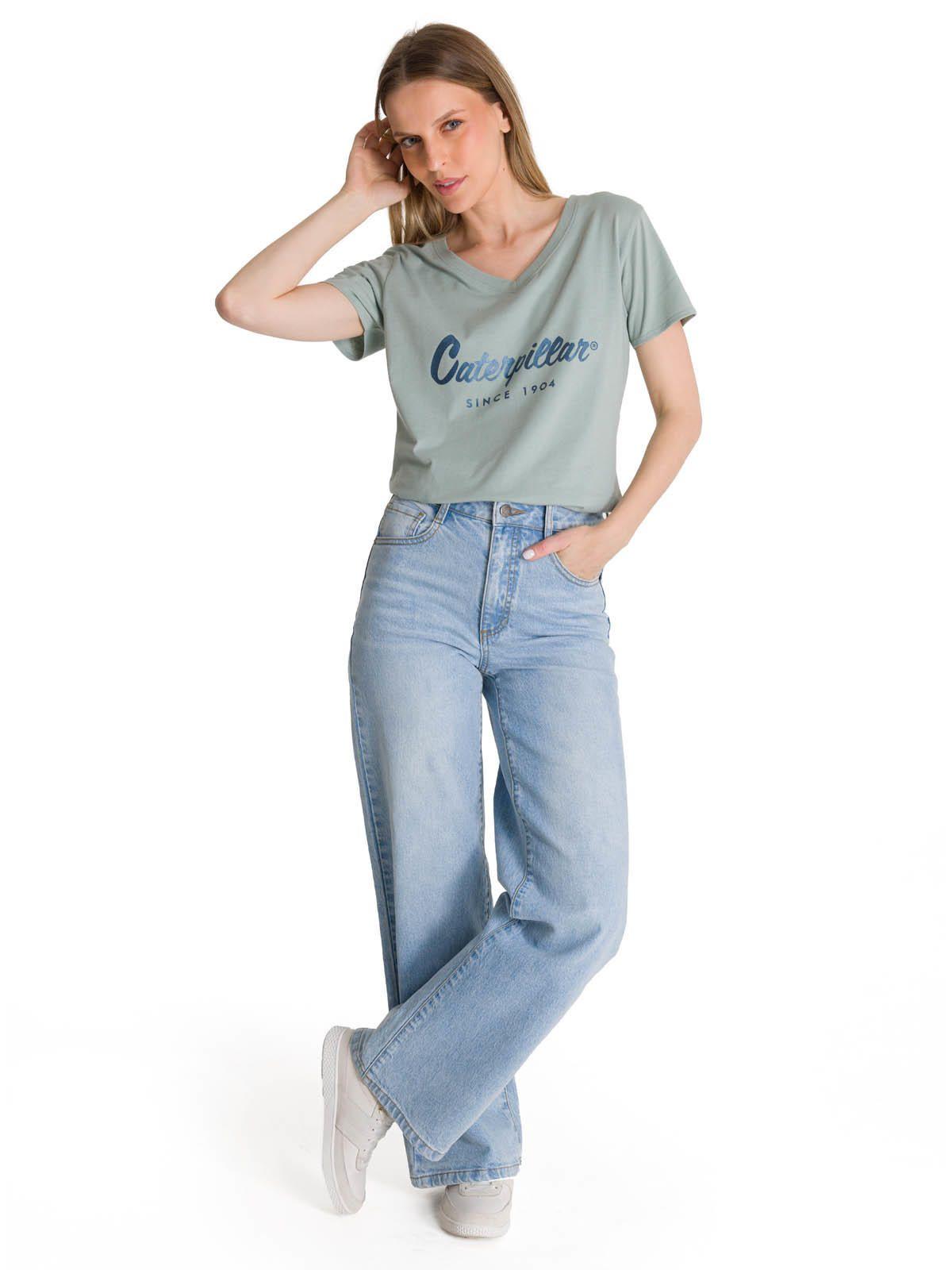 Polera Manga Corta Mujer Since 1904 Cian-7