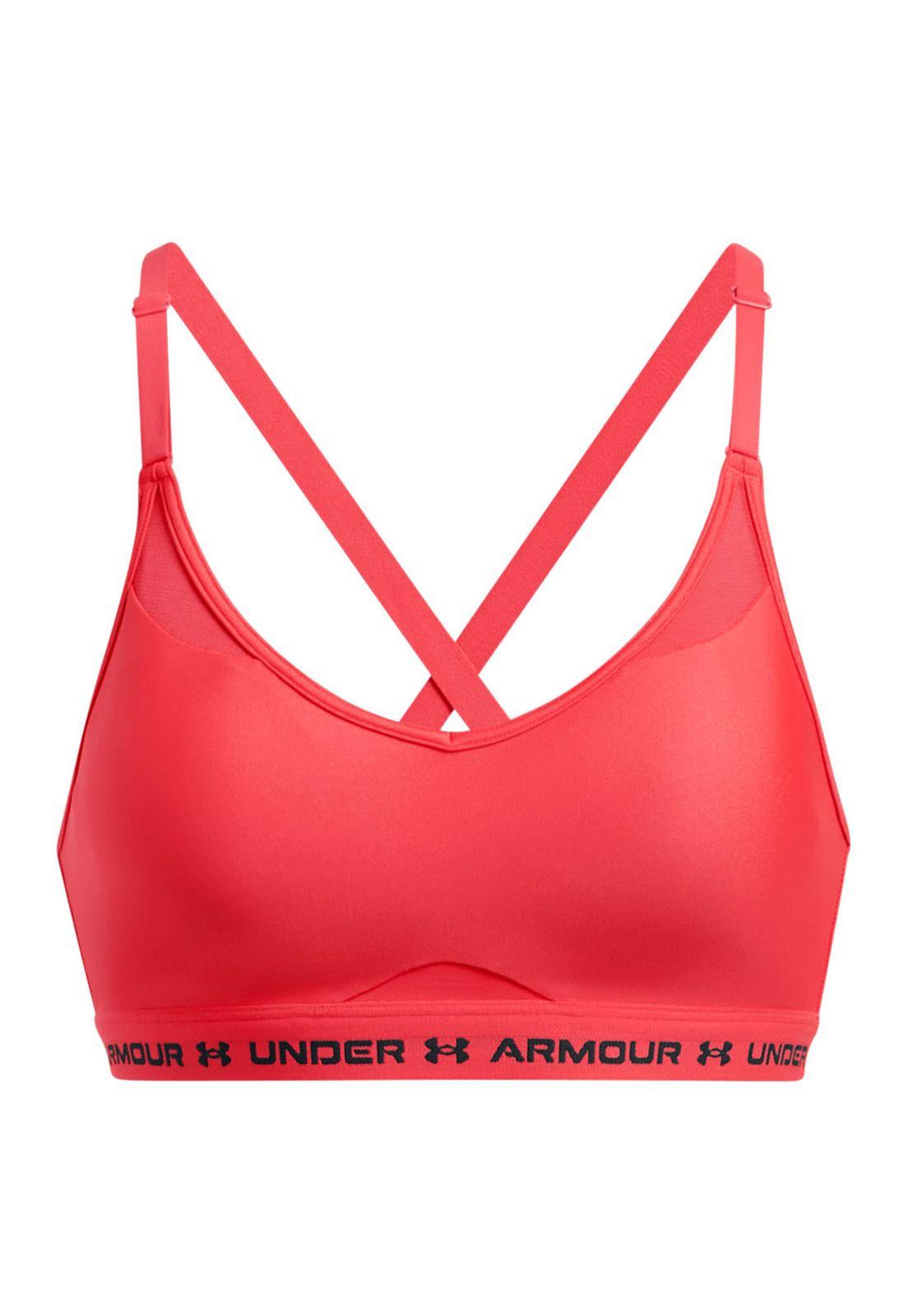 Sostén deportivo low Crossback mujer Rojo-0
