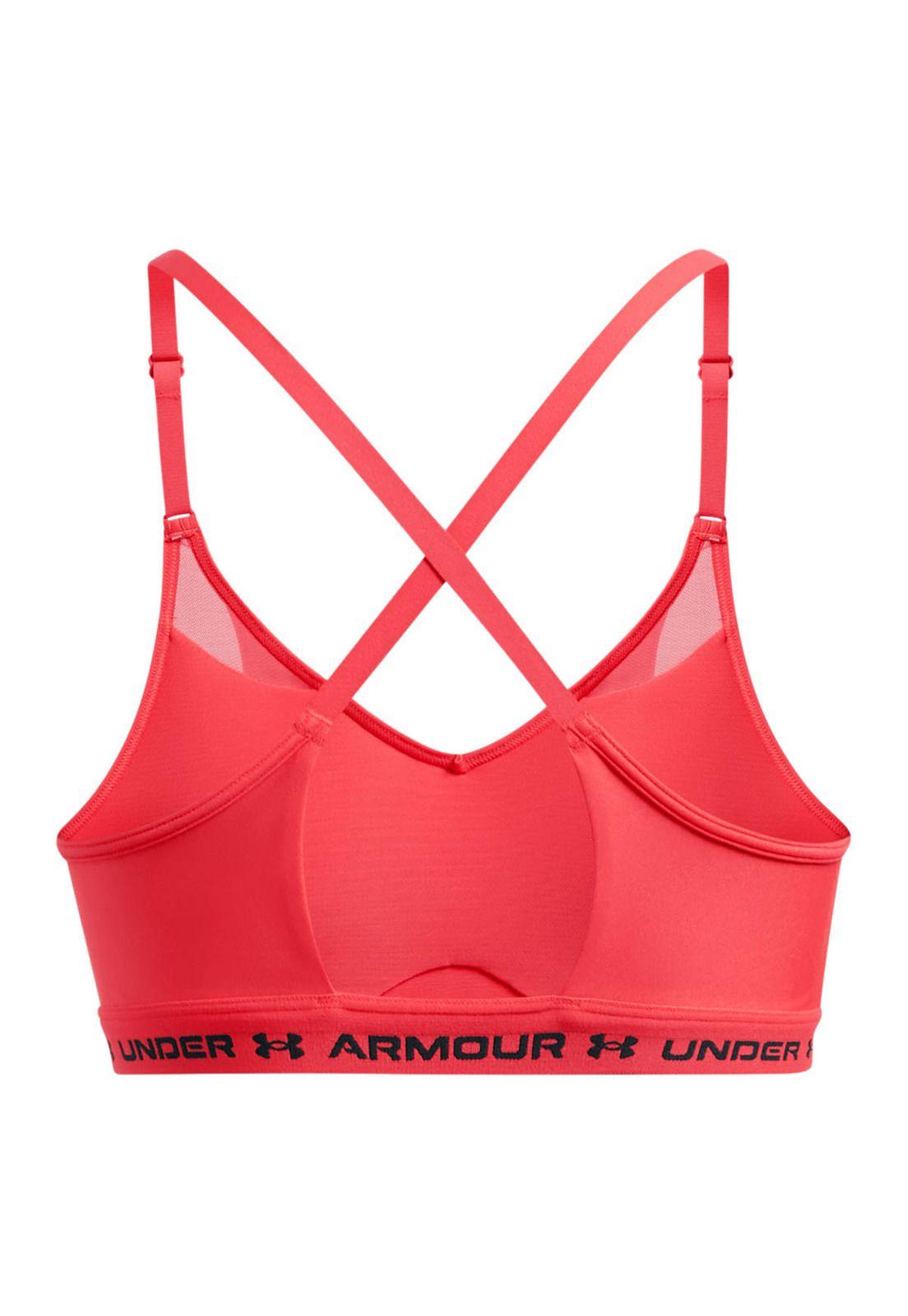Sostén deportivo low Crossback mujer Rojo-1