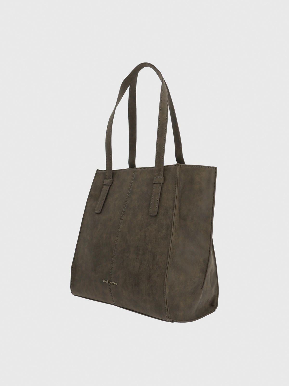 Cartera Ecocuero Mujer Darl Tote Café-1