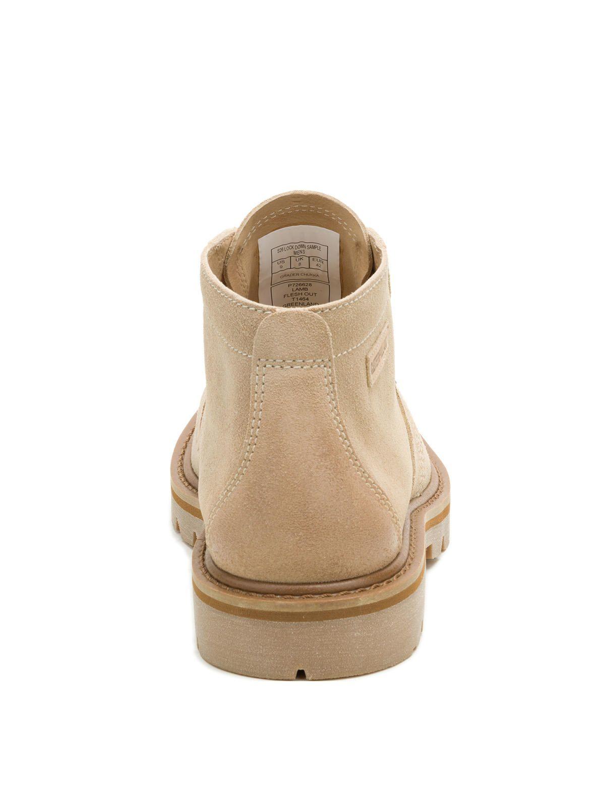 Botín Cuero Hombre Grader Chukka Beige-5