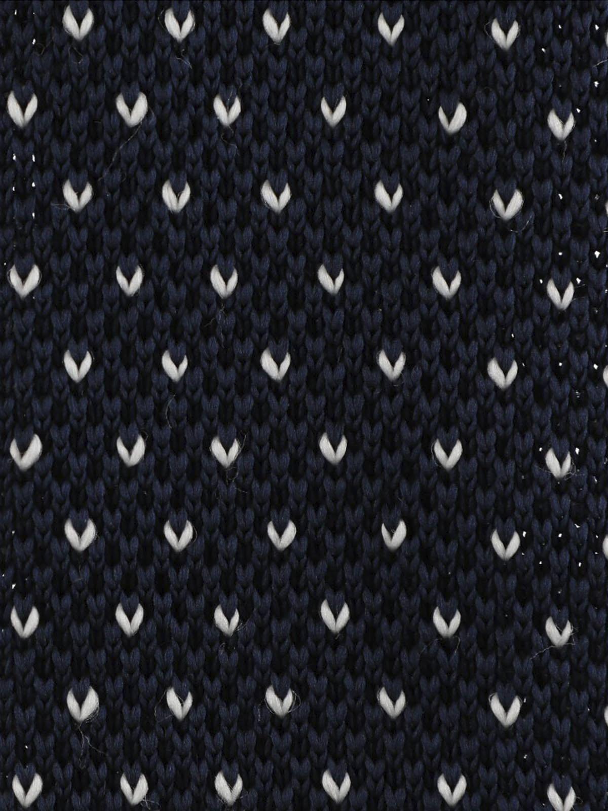 Corbata Hombre Hp Tie Knitted Dots Azul Marino-1