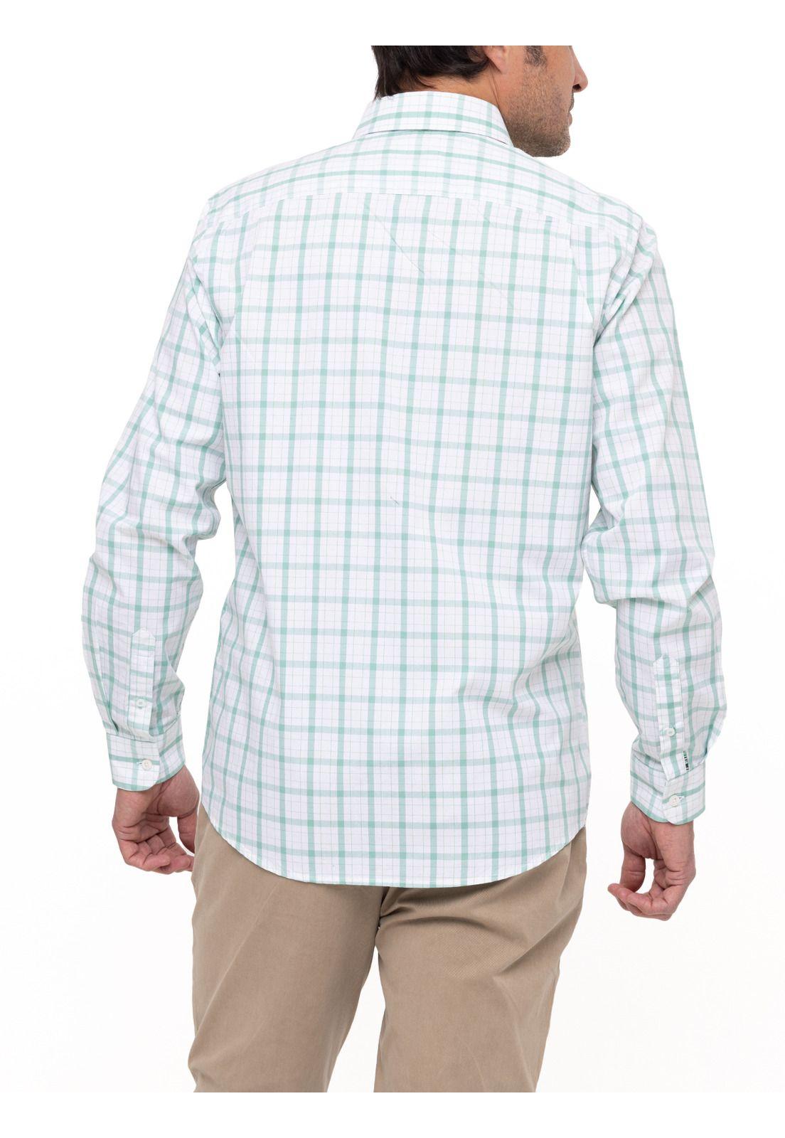 Camisa Algodón Orgánico Lighter Verde Hombre-5