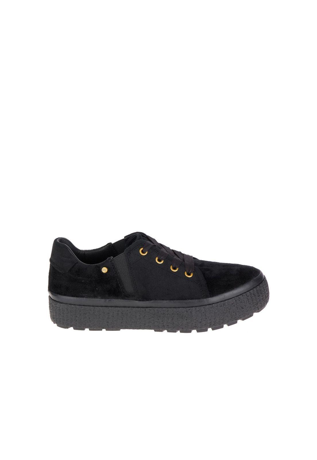 Zapatilla Textil Sidetrack Velvet Negro-1