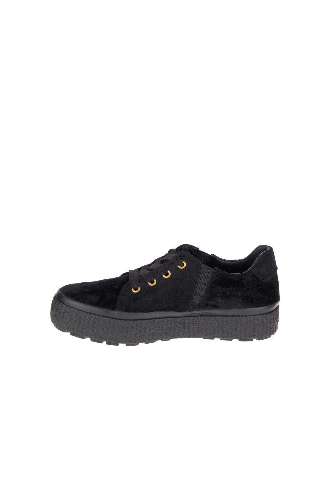 Zapatilla Textil Sidetrack Velvet Negro-2