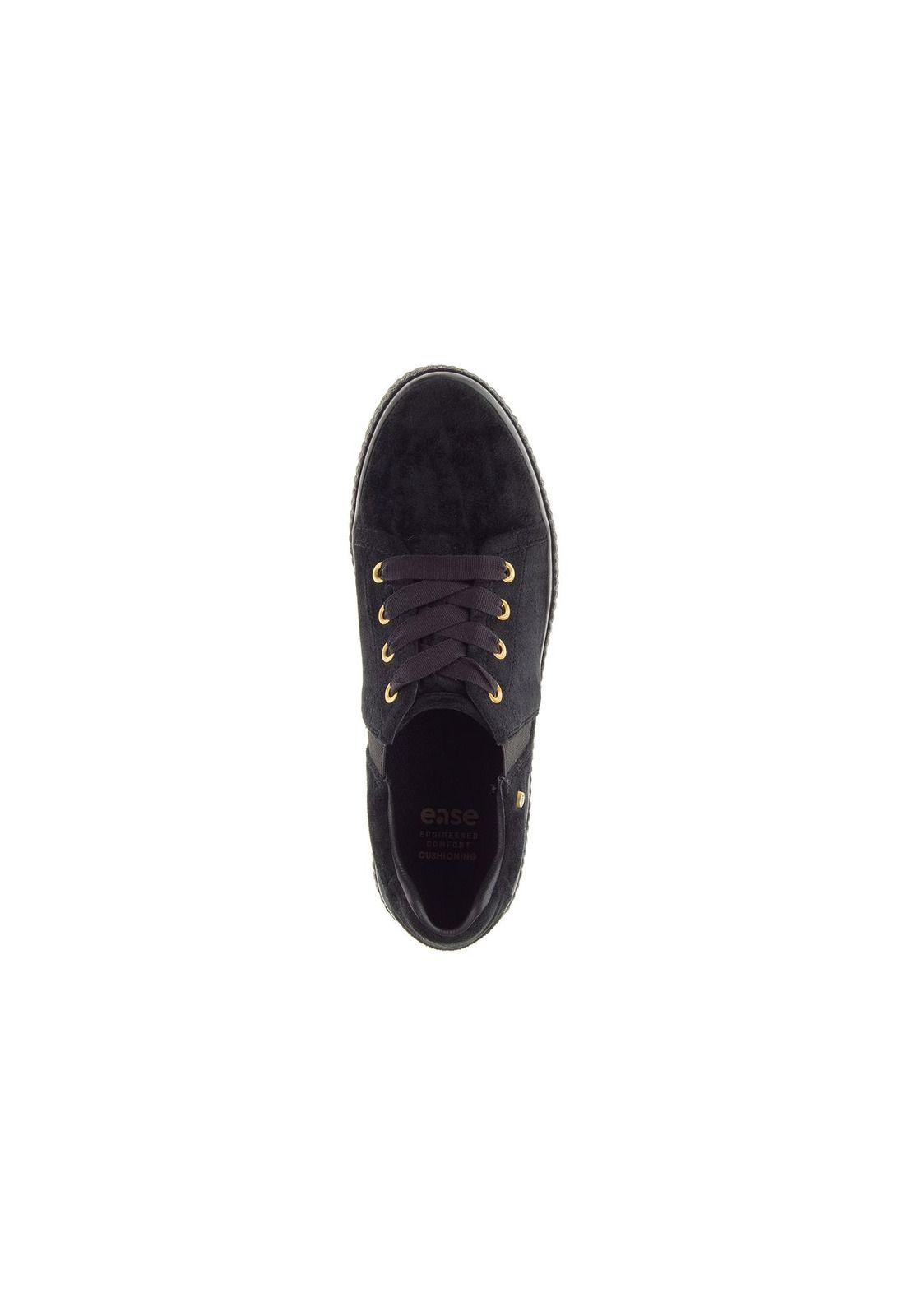 Zapatilla Textil Sidetrack Velvet Negro-3