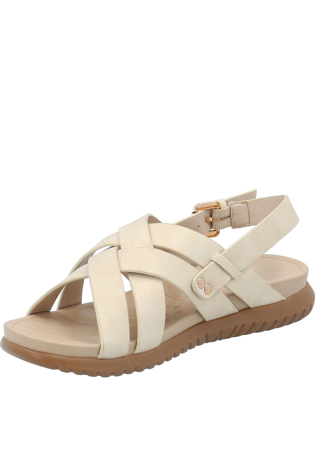 Sandalia Mujer Elinor Dorado-3