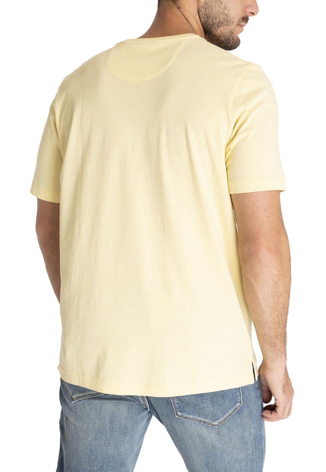 Polera M/C Hombre Organpoc Crema-5