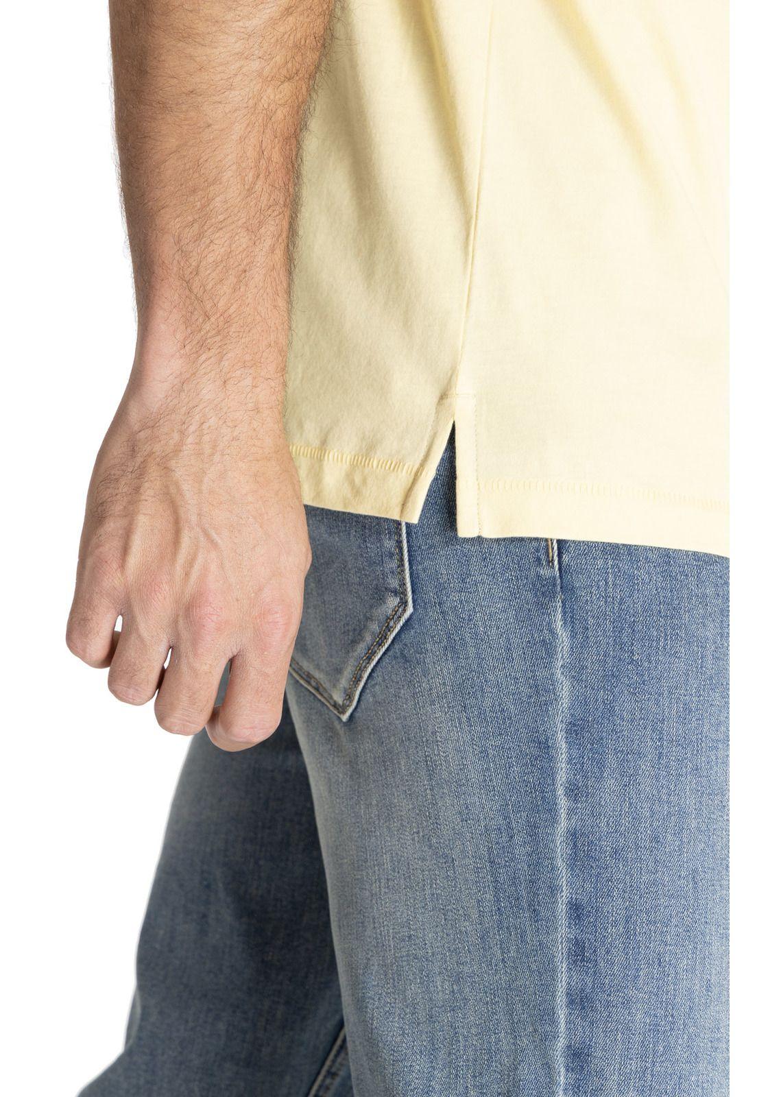 Polera M/C Hombre Organpoc Crema-7