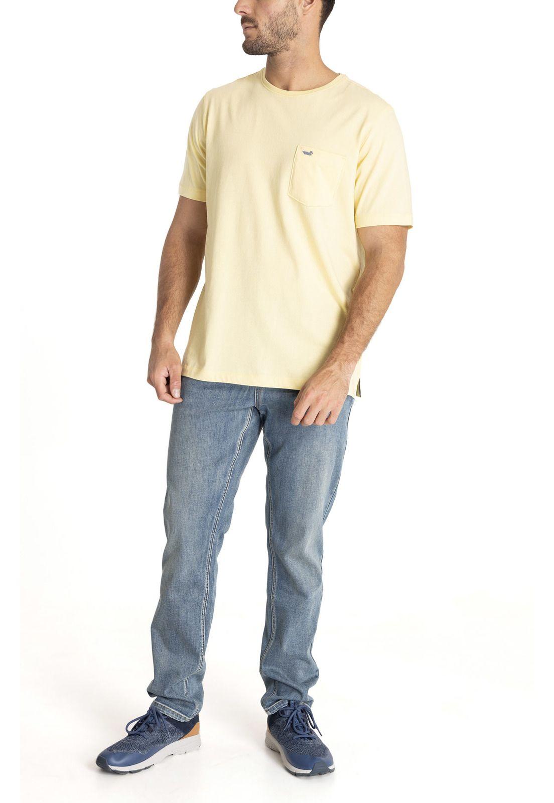 Polera M/C Hombre Organpoc Crema-8