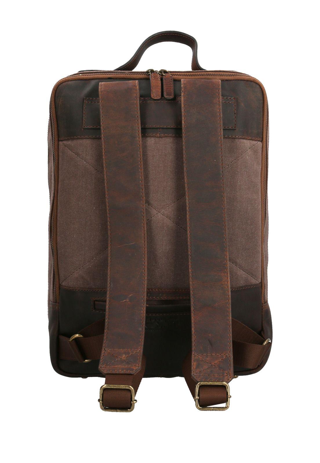 Maletin Cuero Café Wx Banff Ii Back Unisex-2