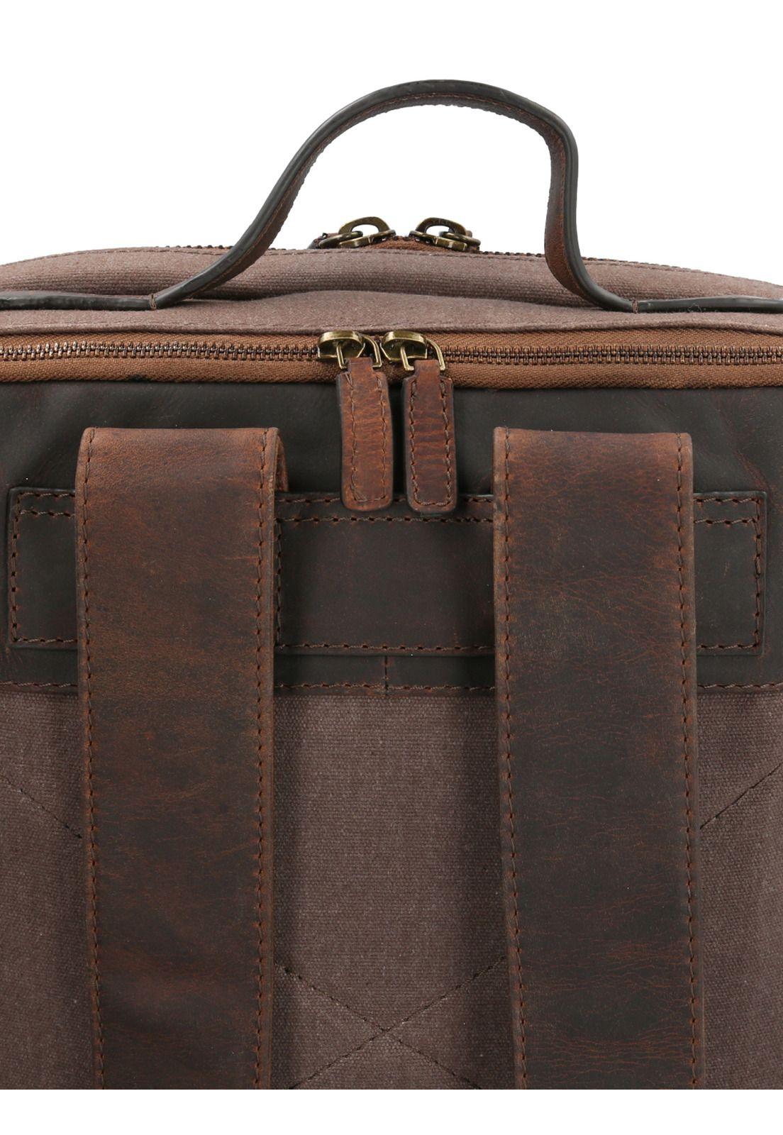 Maletin Cuero Café Wx Banff Ii Back Unisex-3