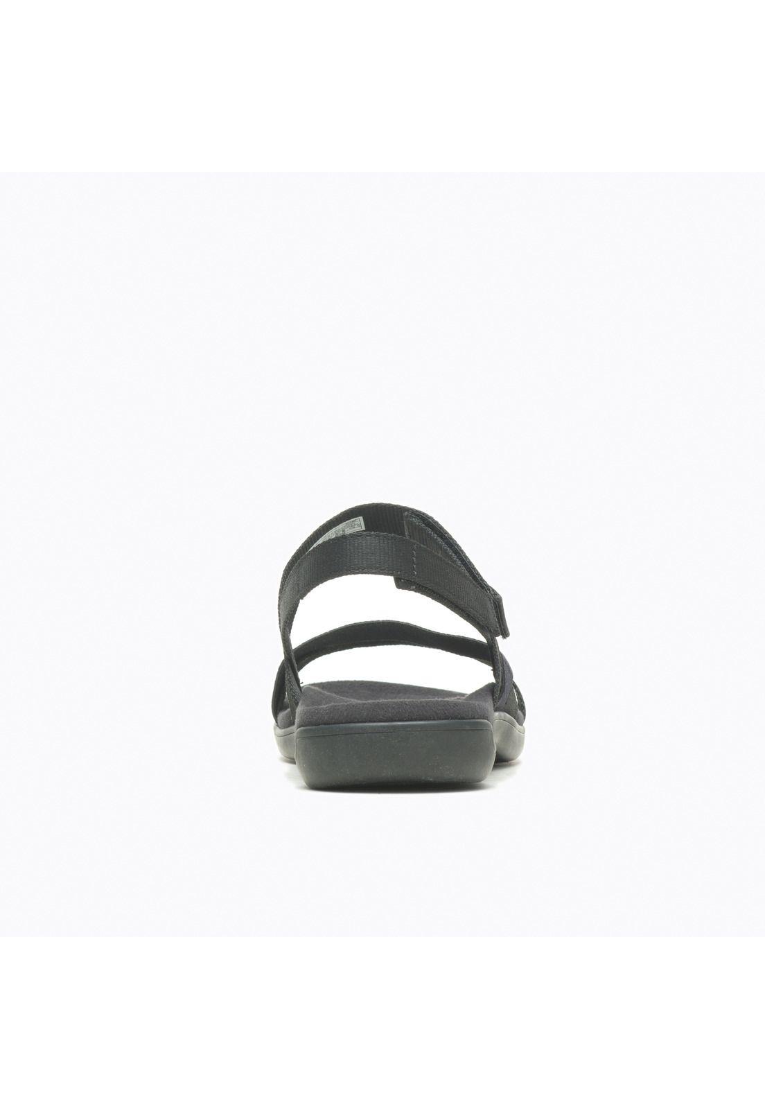 Sandalia Mujer District 3 Strap Web Negro-4