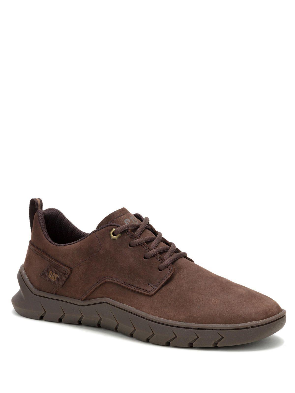 Zapatilla Cuero Hombre Flexion Lo Café-0