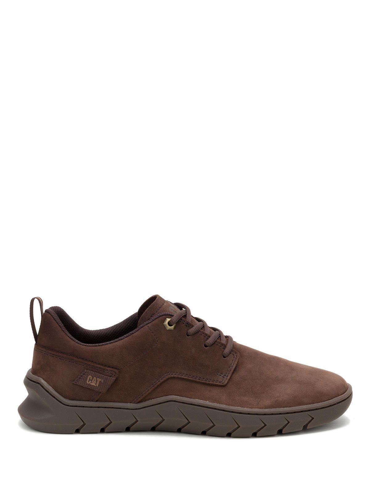 Zapatilla Cuero Hombre Flexion Lo Café-1
