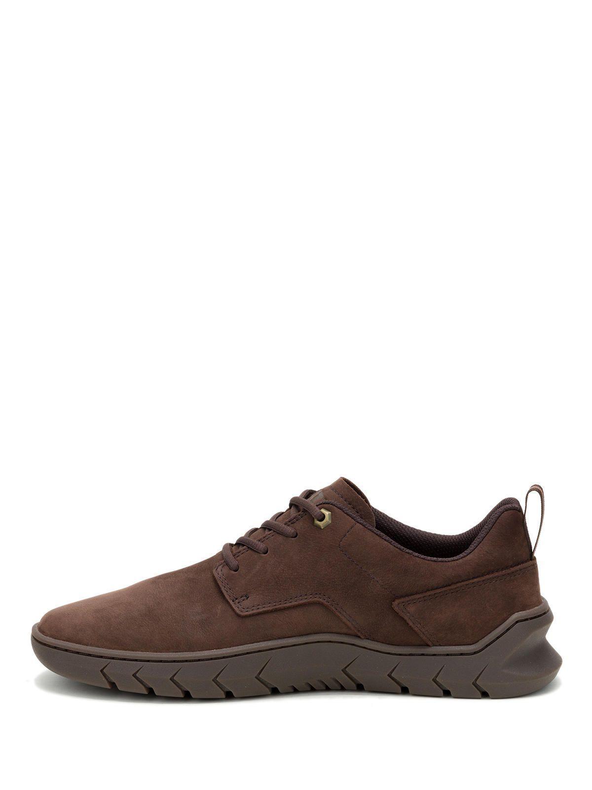 Zapatilla Cuero Hombre Flexion Lo Café-3