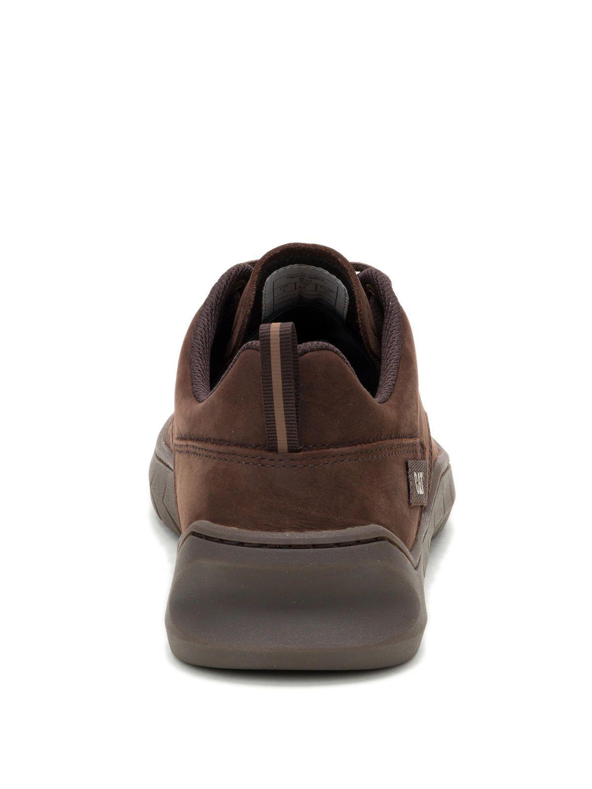 Zapatilla Cuero Hombre Flexion Lo Café-5