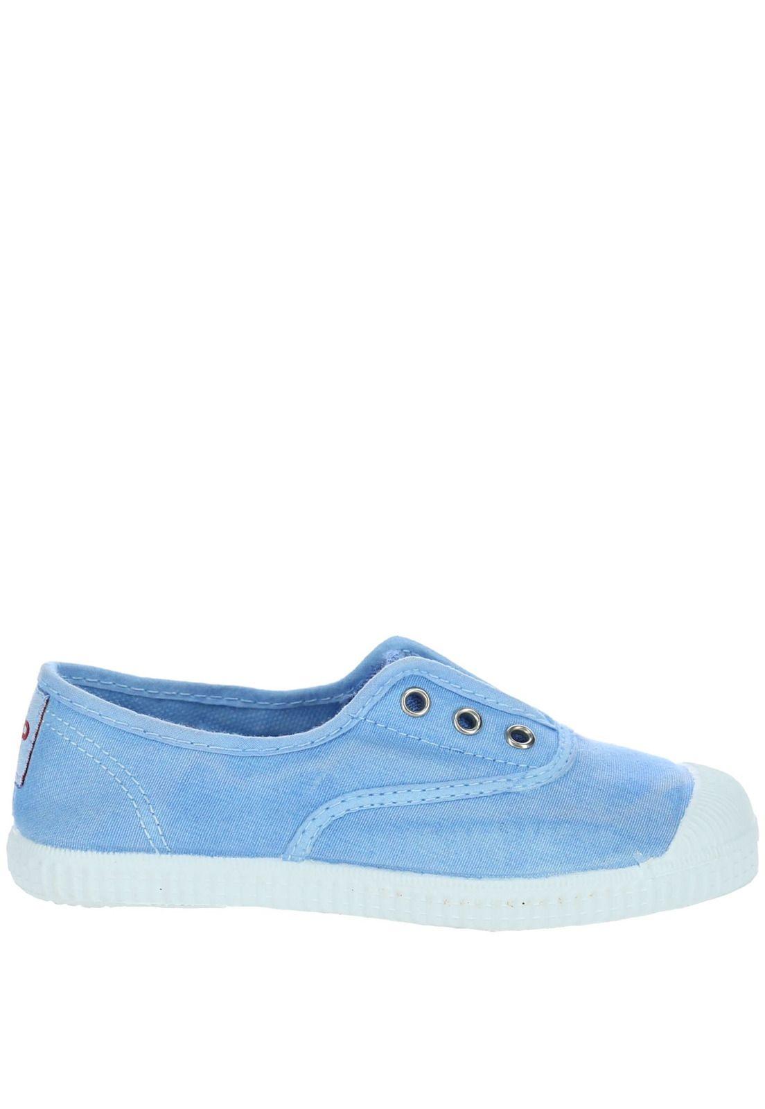 Zapatilla Algodón Madrid Azul-1