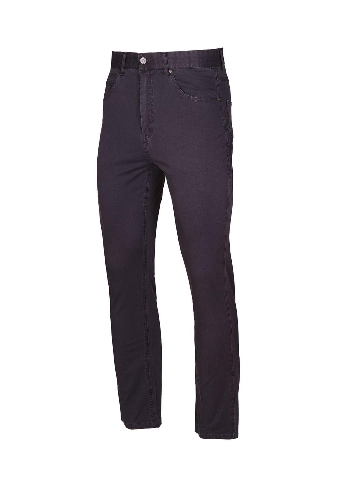 Pantalón Natural Flex Hombre Five Gris-0