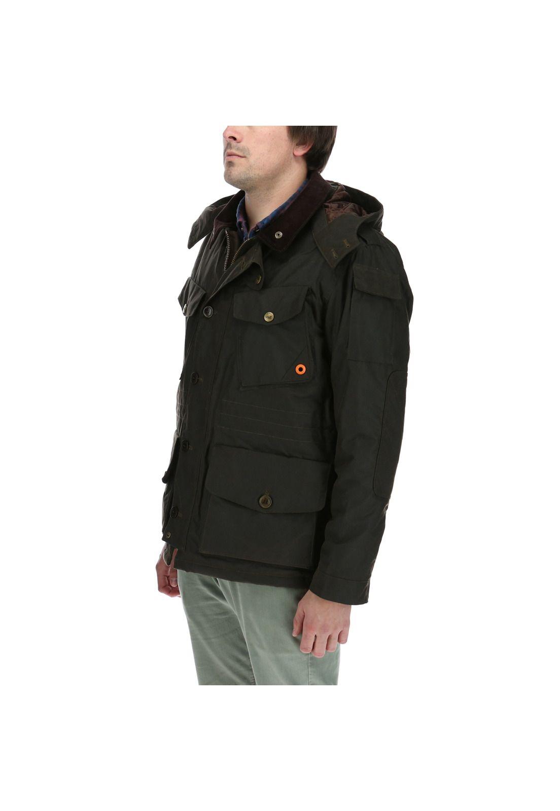 Chaqueta Algodón Encerado Rockford Verde-1