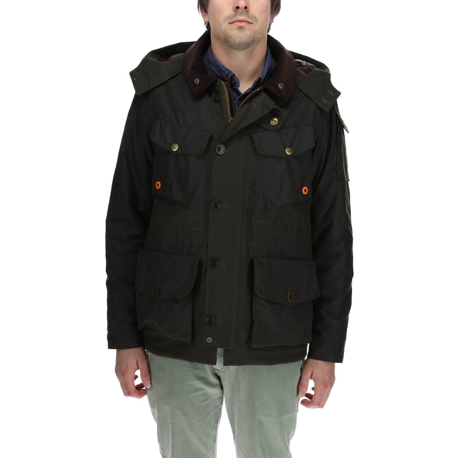 Chaqueta Algodón Encerado Rockford Verde-0