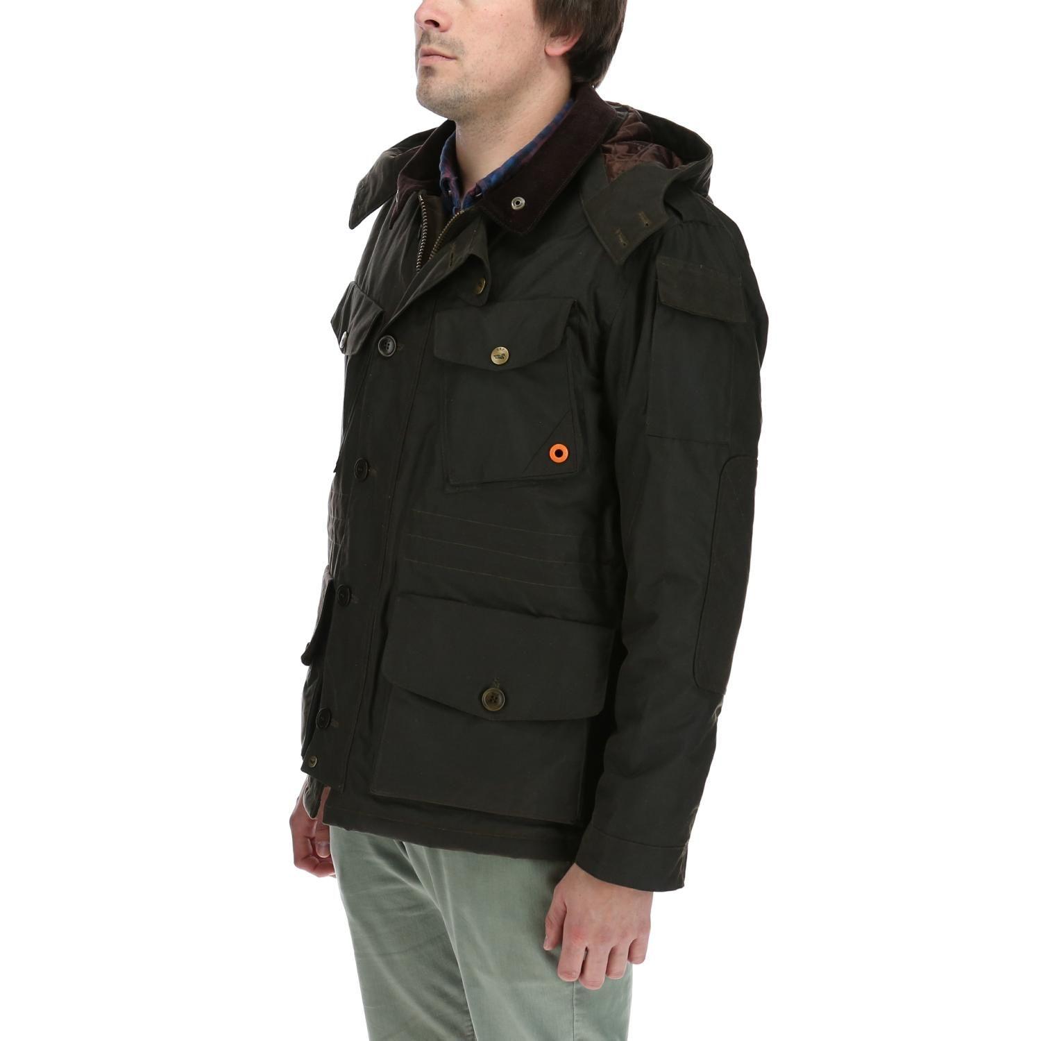 Chaqueta Algodón Encerado Rockford Verde-1