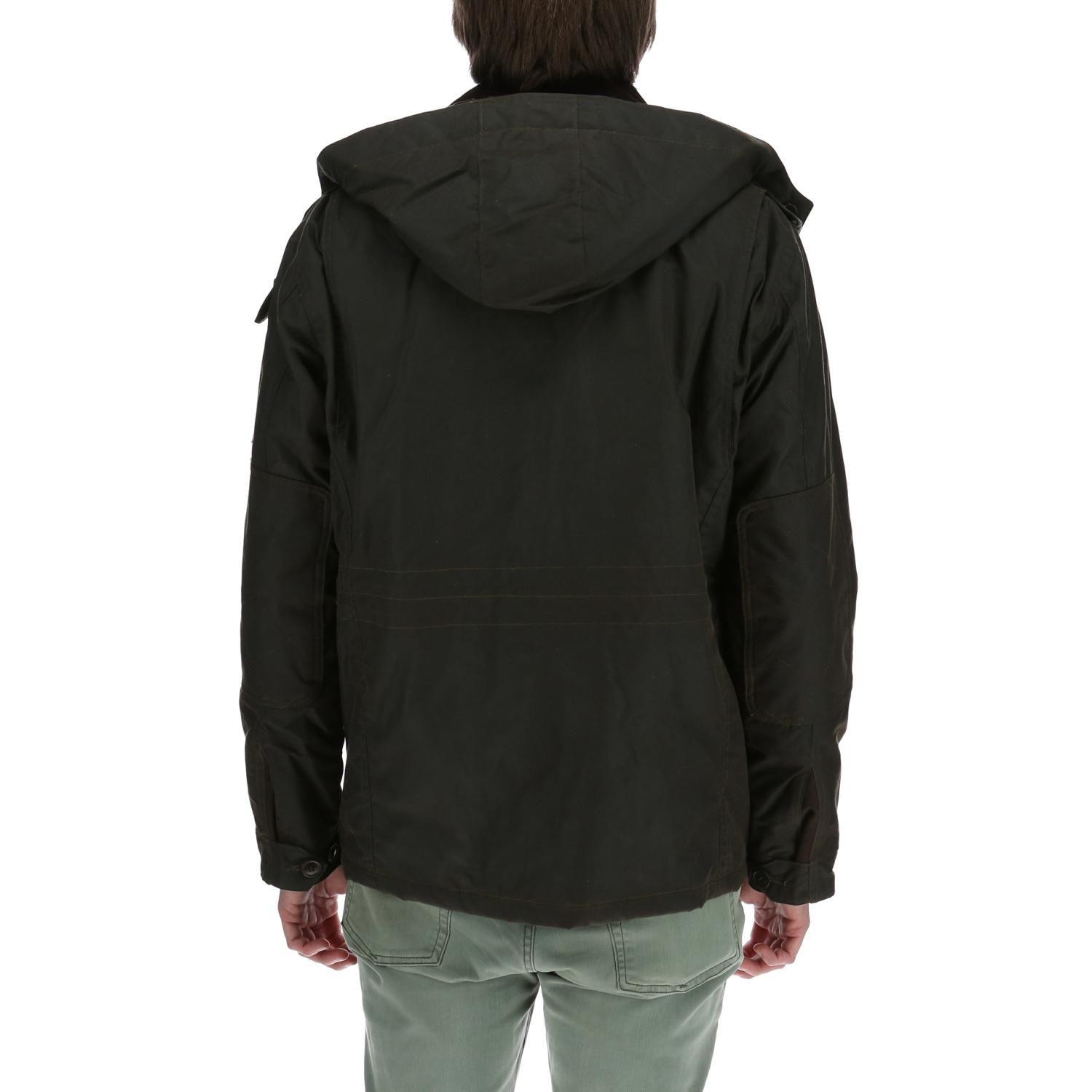 Chaqueta Algodón Encerado Rockford Verde-2