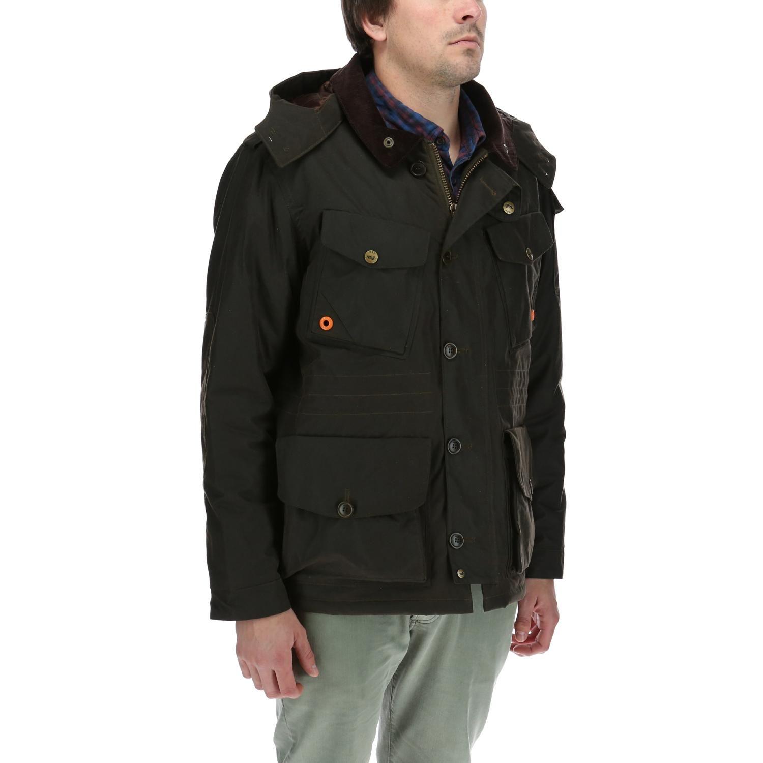 Chaqueta Algodón Encerado Rockford Verde-3