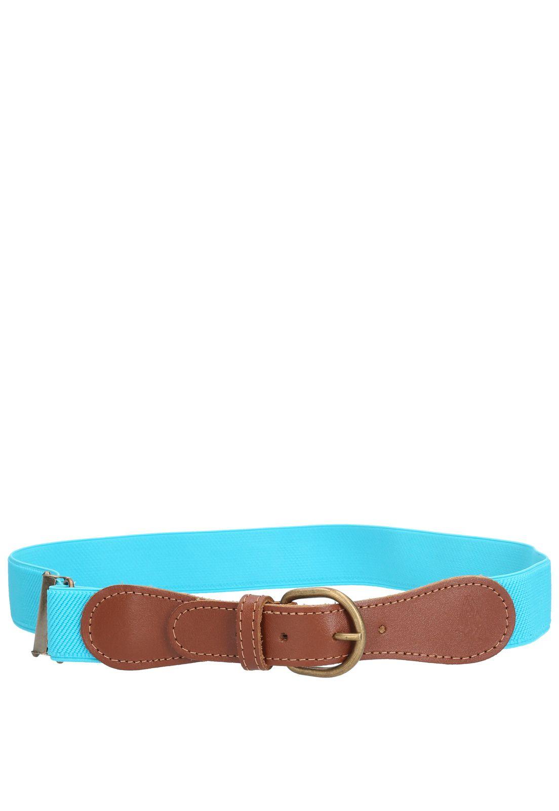 Cinturón Niña Hk Belt Plain Turquesa-0