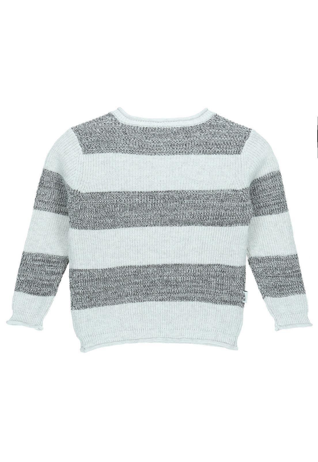 Sweater Niño Henley Gris-1